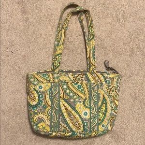 Vera Bradley Small Vera Tote Lemon Parfait